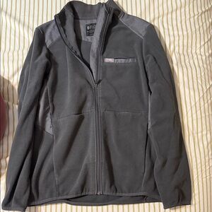Figs Charcoal Zip-Up Jacket